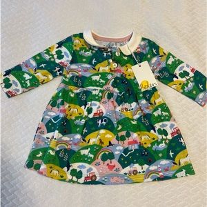 Baby Boden Farm Dress 0-3 mo